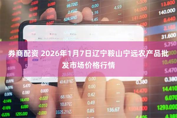 券商配资 2026年1月7日辽宁鞍山宁远农产品批发市场价格行情