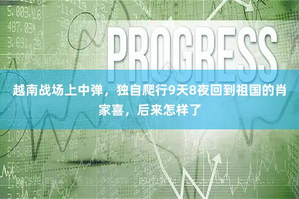 越南战场上中弹，独自爬行9天8夜回到祖国的肖家喜，后来怎样了